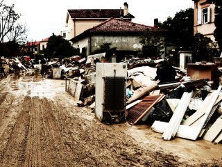Via Trieste, Senigallia, dopo l'alluvione