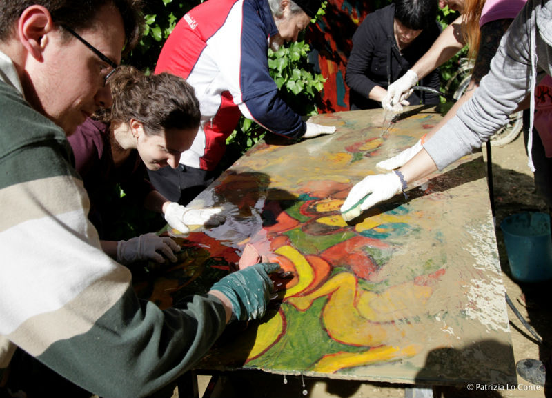L'alluvione danneggia, ma non distrugge, le opere di Luciano Casaroli