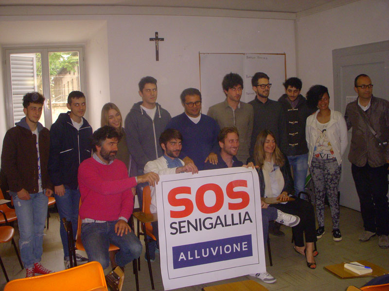 Il gruppo di SOS Alluvione Senigallia