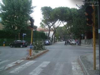 L'incidente tra via Mercantini e viale A Garibaldi nella serata del 29 maggio