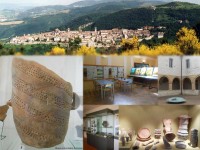 Il Museo archeologico statale di Arcevia e una veduta del paese
