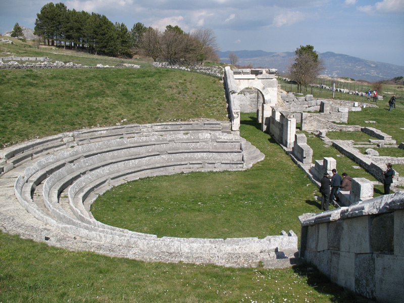 Pietrabbondante, santuario sannita del III sec a.C.