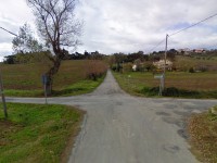 Montemarciano, l'incrocio tra via Palombara e via Acquastrini