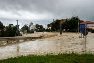 Senigallia alluvionata: la situazione a Borgo Bicchia il 3 maggio 2014. Foto di Simone Porretti