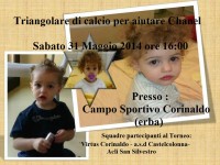 volantino Triangolare di calcio benefico pro-Chanel