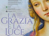 Locandina della mostra "La Grazia e La Luce – La pala di Senigallia del Perugino. Armonia e discordanze nella pittura marchigiana di fine Quattrocento"