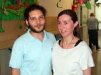 Il Sindaco Andrea Storoni con la Sig.ra Laura Vitali