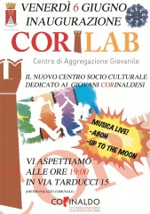 locandina inaugurazione "Corilab"