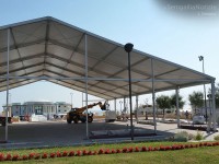 Preparativi davanti alla Rotonda per Marche Endurance Lifestyle