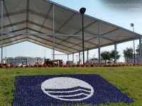 Preparativi in piazzale della Libertà per Marche Endurance Lifestyle