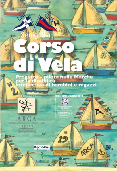 manifesto corso di vela -Club Nautico/Fondazione A.R.C.A