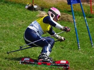 Antonella Manzoni, campionessa sci d'erba