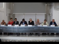 I relatori del convegno nazionale sul commercio a Senigallia, di venerdì 4 luglio 2014