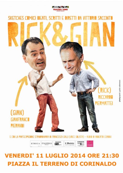 locandina spettacolo "Rick & Gian" - Corinaldo