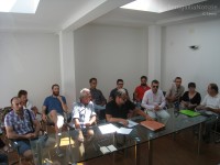 I componenti e il legale del Coordinamento dei comitati di cittadini senigalliesi alluvionati