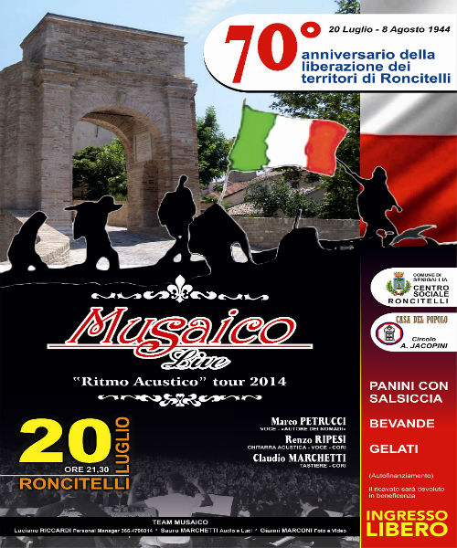 I Musaico in concerto a Roncitelli