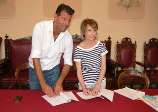Mangialardi e Giorgi firmano la convenzione sulla riforestazione