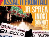 Locandina concerto degli Assalti Frontali all'Arvultùra di Senigallia