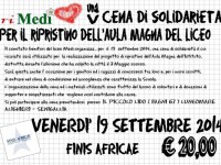 Cena di solidarietà per il Liceo "E. Medi" il 19 settembre