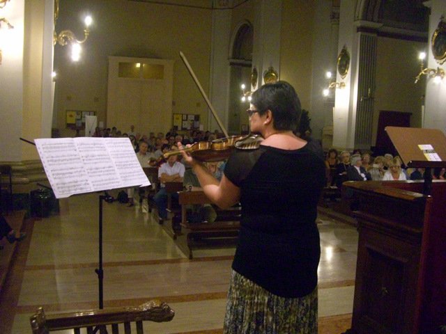 Il concerto corinaldese del Festival Organistico Internazionale 2014, con Roman e Maria Perucki, all'organo e violino