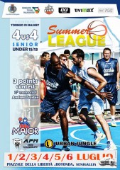 locandina della "Summer League Maior Città di Senigallia" edizione 2014