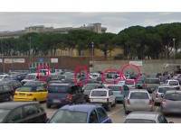 Parcheggiatori abusivi nei pressi dell'ospedale civico di Senigallia
