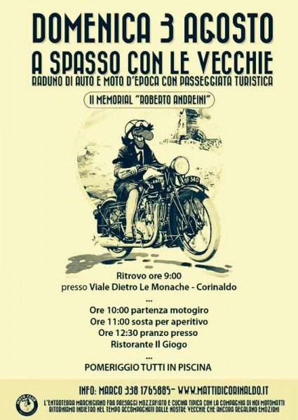 manifesto "A spasso con le vecchie"