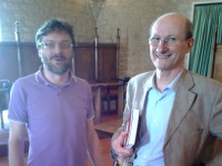 I sindaci di Arcevia Andrea Bomprezzi e di Gubbio Filippo Mario Stirati