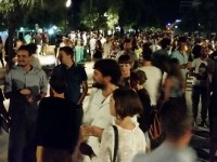 Lungomare di Senigallia la notte di Ferragosto