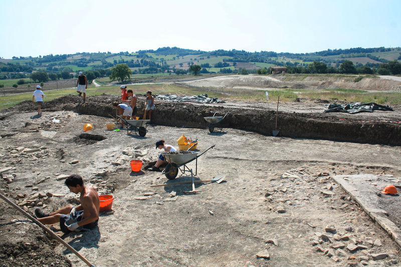 Gli scavi archeologici di Santa Maria in Portuno a Madonna del Piano di Corinaldo