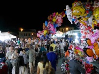 La Fiera di Sant'Agostino di notte