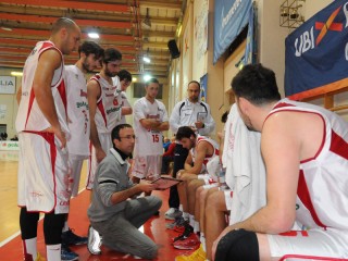 la panchina della Pallacanestro Senigallia nella stagione 2013-14