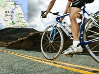 La mappa del percorso compiuto da Raffaele Rossini