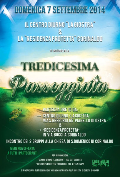 passeggiata Casa della Gioventu