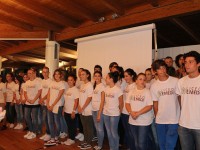 I volontari della cena di solidarietà per il progetto riMediamo a favore del liceo E.Medi di Senigallia