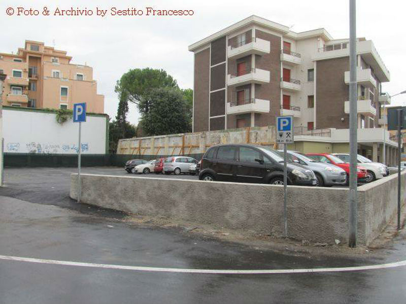 Il nuovo parcheggio all'ex-Arena Italia - Foto Francesco Sestito