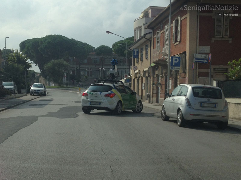 Google Car a Senigallia in via Rossini