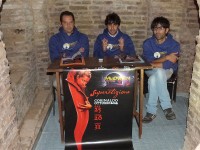 Presentazione di Halloween 2014: da sinistra il presidente Pro Loco Manuel Pettinari, il sindaco Matteo Principi, il vicepresidente ProLoco Massimo Gradoni