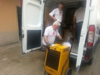 Caritas Senigallia consegna aiuti a Genova, Parma e Tortona