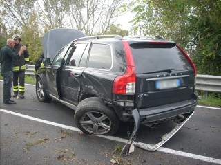 l'incidente avvenuto nella mattinata di martedì 21 ottobre lungo la s.p. Corinaldese alla Cannella di Senigallia