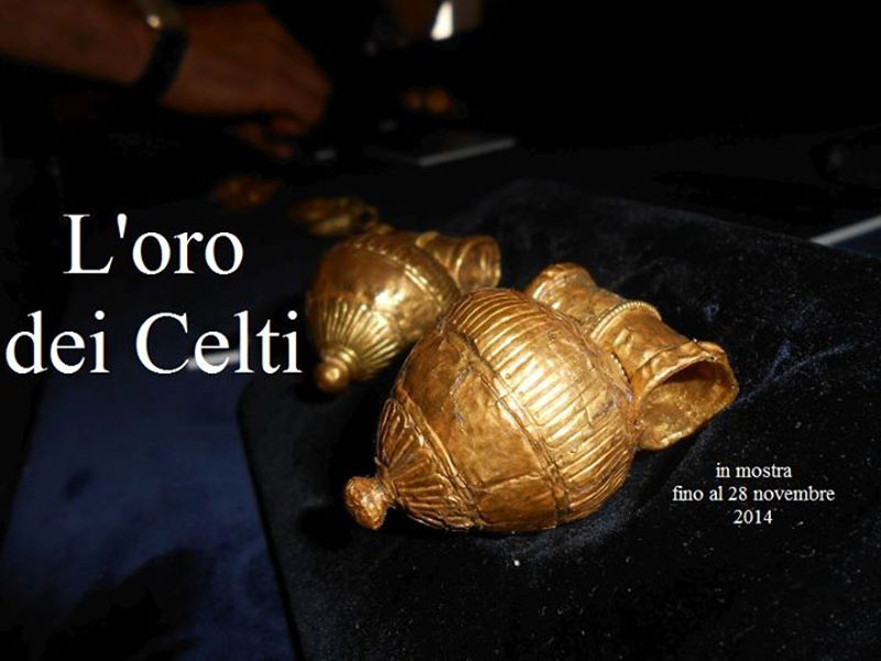 manifesto "L'oro dei Celti"
