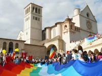 Una delle edizioni precedenti della Marcia Perugia-Assisi