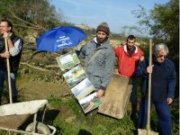 Lavori dei volontari al Fosso Sambuco