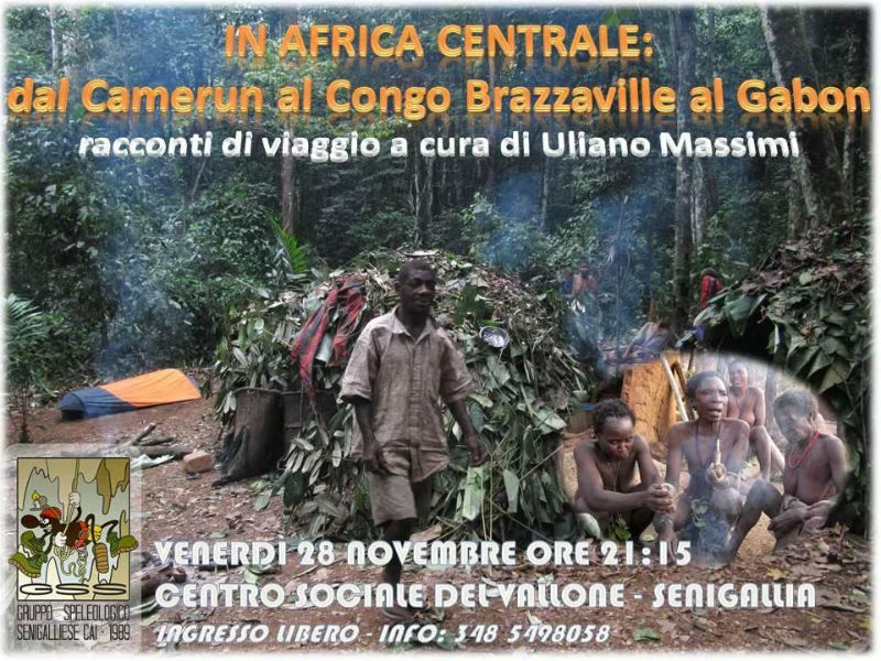 "In Africa centrale", manifesto della proiezione video