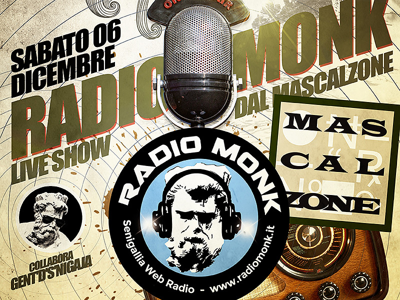 Cena e Radio Monk Live Show al Mascalzone di Senigallia