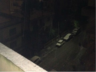 La prima neve su Senigallia