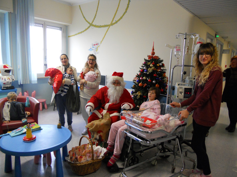 Babbo Natale 2014 all'ospedale di Senigallia