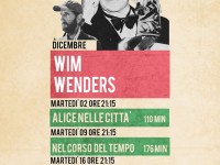 La locandina della rassegna dedicata al regista Wim Wenders