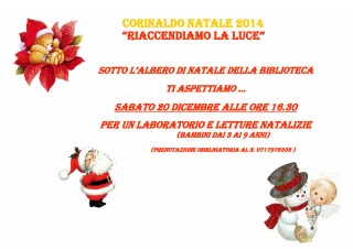 locandina laboratori natalizi Corinaldo