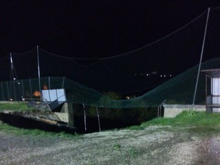 muro crollato campo sportivo Ostra - Foto 1